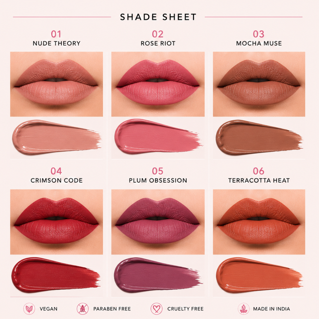 Kaza Beauty Liquid Matte Lipstick