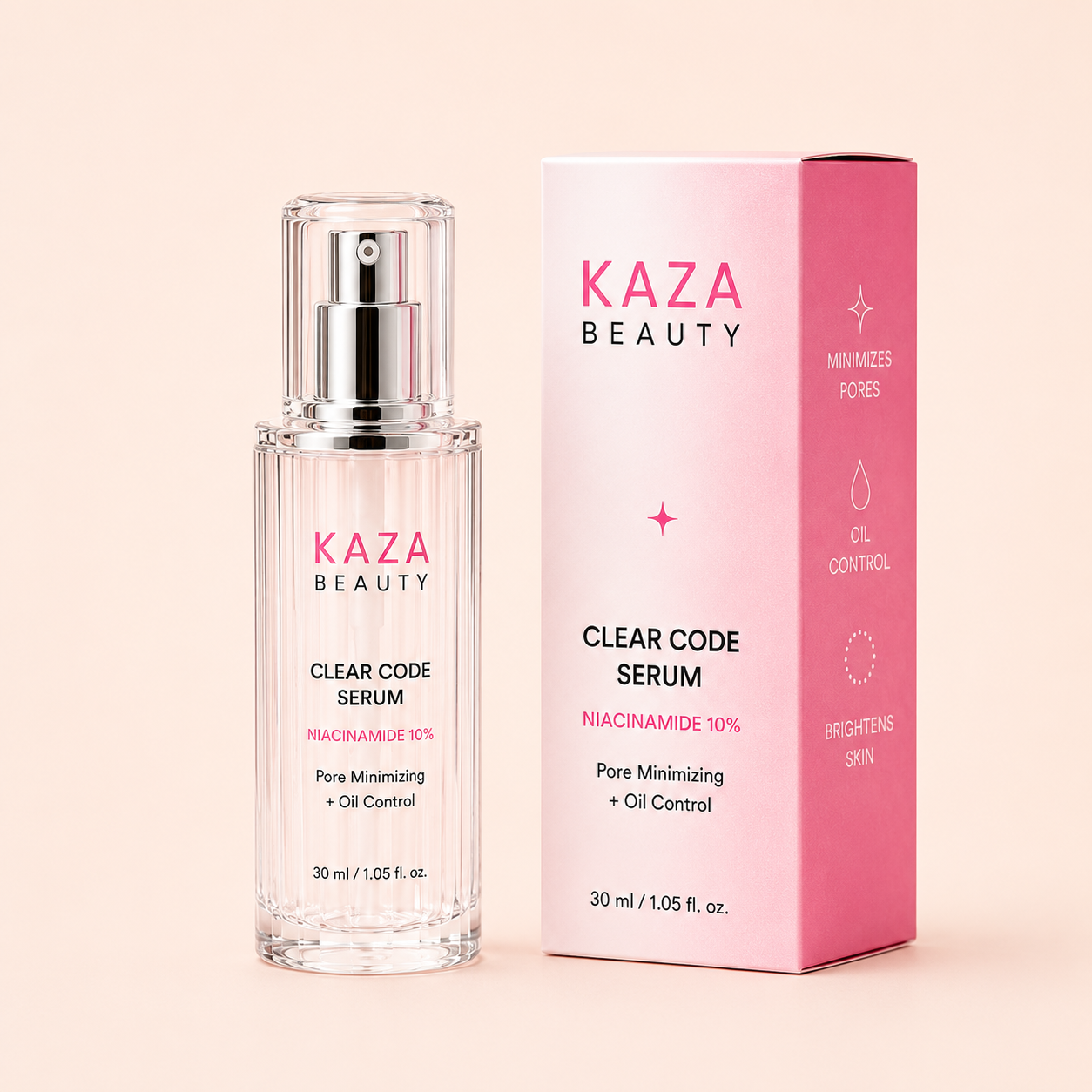 Kaza Beauty Clear code serum